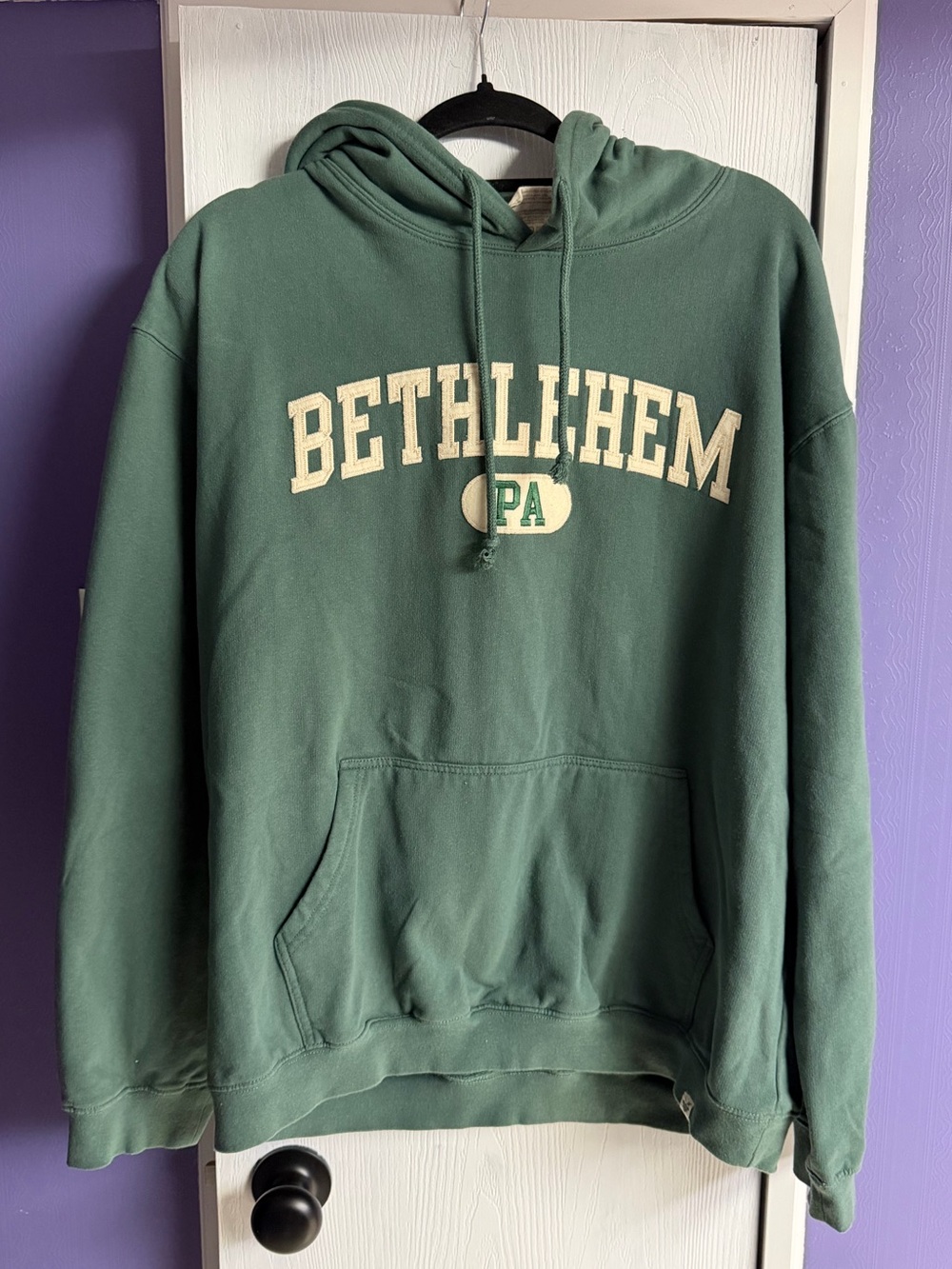 Bethlehem PA Green Hooded Sweatshirt